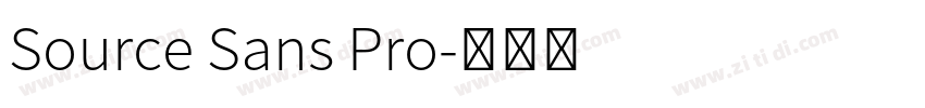 Source Sans Pro字体转换